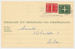 Verhuiskaart G. 26 Locaal Te Arnhem 1964 - Postal Stationery