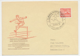 Cover / Postmark Germany 1953 Athletic Contests Berlin - Olympic Stadion - Otros & Sin Clasificación
