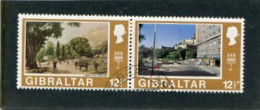GIBRALTAR - 1971  12 1/2p  DEFINITIVE PAIR  FINE USED - Gibraltar