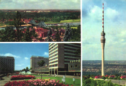 DRESDEN, SAXONY, MULTIPLE VIEWS, ARCHITECTURE, TOWER, PARK, BRIDGE, GERMANY, POSTCARD - Dresden