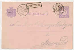 Trein Haltestempel Putten 1885 - Cartas & Documentos