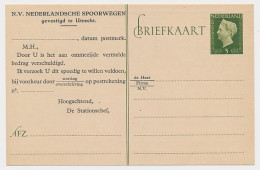 Spoorwegbriefkaart G. NS291a I - Postal Stationery