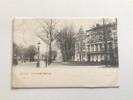 Carte Postale Ancienne (1912) Liège Boulevard D’Avroy - Liege