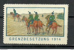 Deutschland Oder Schweiz 1914 Grenzbesetzung Vignette * - Nuovi