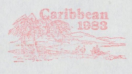 Meter Cover Netherlands 1983 Caribbean - Palm Tree  - Alberi