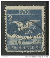 SCHWEIZ Switzerland Poster Stamp Vignette Reklamemarke Cindrella Pax 1923 O - Oblitérés