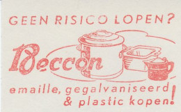 Meter Cut Netherlands 1963 Pan - Milk Can - Enamel - Unclassified