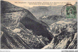 AAYP7-38-0656 - LIGNE-DE-LA-MURE - Passage De La Rivoire A Pic De 300M-Sur Le Drac Et Le Mont Aiguille - La Mure