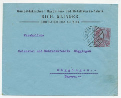 Postal Stationery Austria 1908 - Privately Printed Machine And Metal Goods Factory - Usines & Industries