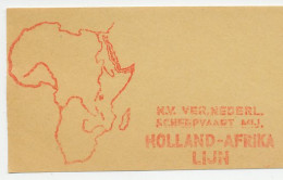 Meter Cut Netherlands 1968 Map Of Africa - Geografía