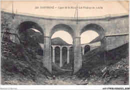 AAYP7-38-0603 - LIGNE-DE-LA-MURE - Les Viaducs De Loulla - La Mure