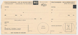 Girostortingskaart G.10 - Postcheque En Girodienst - Postwaardestukken