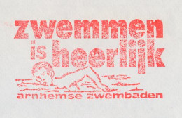 Meter Cover Netherlands 1988 Swimming Is Wonderful - Arnhem - Autres & Non Classés