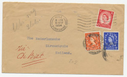 Hull UK / GB - Holland 1954 - Bureel Rebuten - Unclassified