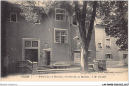 AAYP6-38-0522 - CREMIEU - Place De La Nation - EntréE De La Mairie - Crémieu