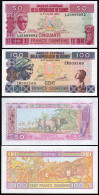 GUINEA - GUINEE 50 + 100 Francs 1985/98 Banknote Pick 29 + 35  UNC (1)   (14213 - Sonstige – Afrika