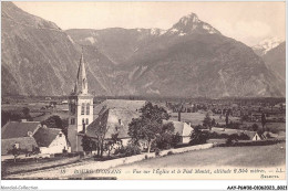 AAYP6-38-0469 -  BOURG-D'OISANS - Vue Sur L'Eglise Et Le Pied Montet - Bourg-d'Oisans