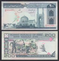 IRAN (Persien) - 200 RIALS (1982) Sign 23 Pick 136b UNC (1)  (31849 - Andere - Azië