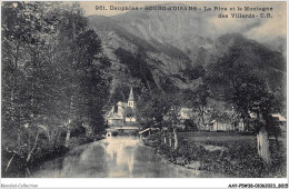 AAYP5-38-0466 - BOURG-D'OISANS - La Rive Et La Montagne Des Villards - Bourg-d'Oisans