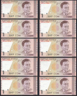 Kirgistan - Kirgisistan - Kyrgyzstan 10 Stück á 1 Som 1999 Pick 15a  UNC (1) - Autres - Asie