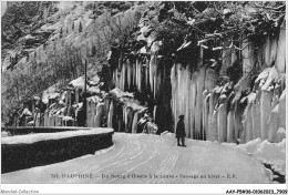 AAYP5-38-0413 - Du BOURG-D'OISANS - A LA GRAVE - Paysage En Hiver - Bourg-d'Oisans
