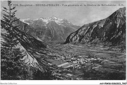 AAYP5-38-0412 - BOURG-D'OISANS - Vue Generale Et La Chaine DE BELLEDONNE - Bourg-d'Oisans