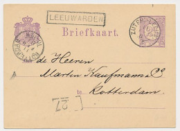 Trein Haltestempel Leeuwarden 1881 - Brieven En Documenten