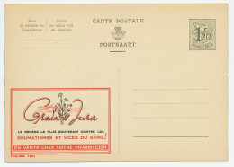 Publibel - Postal Stationery Belgium 1954 Seeds - Rheumatism - Blood  - Pharmazie