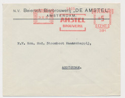 Meter Cover Netherlands 1933 Beer Brewery - De Amstel - Vinos Y Alcoholes