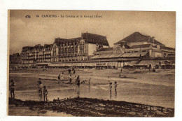 Cpa N° 64 CABOURG Le Casino Et Le Grand Hôtel - Cabourg