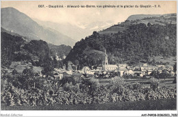 AAYP4-38-0286 - ALLEVARD-LES-BAINS - Vue Generale Et Le Glacier Du Gleyzin - Allevard
