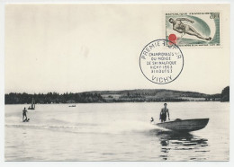 Maximum Card France 1963 Water Skiing - World Championship - Andere & Zonder Classificatie