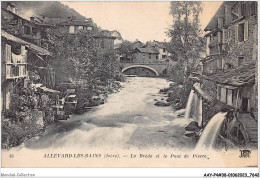 AAYP4-38-0281 - ALLEVARD-LES-BAINS - Le Breda Et Le Pont De Pierre - Allevard