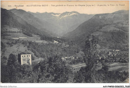AAYP4-38-0274 - Le ALLEVARD-LES-BAINS - Vue Generale Et Glacier Du Gleyzin - A Gauche La Tour Du Treuil - Allevard