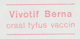Meter Cut Netherlands 1984 Vivotif Berna - Oral Typhoid Vaccine - Otros & Sin Clasificación