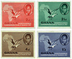 35350 MNH GHANA 1957 SERIE BASICA - Ghana (1957-...)