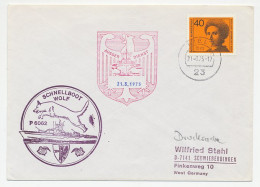 Cover / Hand Stamp Germany 1975 Navy - Schnellboot Wolf - Militaria