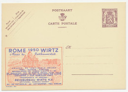 Publibel - Postal Stationery Belgium 1948 Rome - Vatican City - Travel - Autres & Non Classés