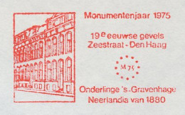 Meter Cover Netherlands 1975 Monument Year 1975 - 19th Century Facades - The Hague - Autres & Non Classés