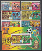 Football / Soccer / Fussball - WM 1978:  Comoren  6 W + Bl **, Schwarzer Aufdr. - 1978 – Argentina