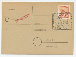 Card / Postmark Austria 1946 Animal Protection - Horse - Dog - Pigeon - Other & Unclassified