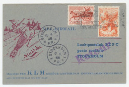 VH A 227 A Amsterdam - Stockholm Zweden 12.4.1946 - Unclassified