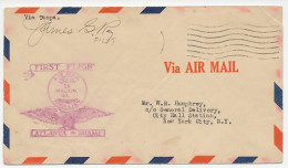 Crash Mail Cover USA 1929 Damaged By Water - Crash Into The Halifax River - Daytona Beach - Unclassified