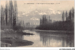 AAYP9-38-0853 - GRENOBLE - L'Ile D'Amour Et Les Alpes - Grenoble