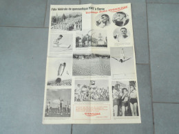 Ancienne Affiche 1947 Fête  De Gymnastique Berne Publicité Ovomaltine - Posters
