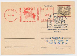 Meter Card / Stationery Austria 1985 Airmail - Airplane - Air Balloon - Jet Fighter - Flugzeuge