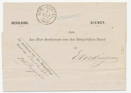 Naamstempel Schalkwijk 1873 - Briefe U. Dokumente