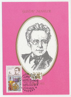 Maximum Card Hungary 1985 Gustav Mahler - Composer - Muziek
