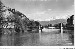 AAYP9-38-0828 - GRENOBLE - Pont De La Porte De France - Eglise St-André - Au Fond Massif DE BELLEDONNE - Grenoble