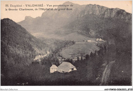 AAYP9-38-0821 - Valombré - Vue Panoramique De La GRANDE-CHARTREUSE De L'Hopital- Et Du Grand Som - Chartreuse